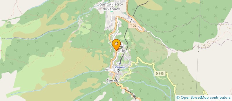 localisation de l'entreprise ALBA DI SUFFIA à VENACO