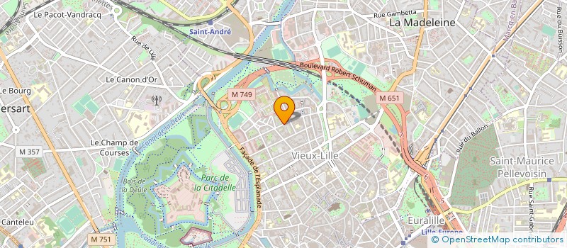 localisation de l'entreprise ALBA DISTRIBUTION à LILLE