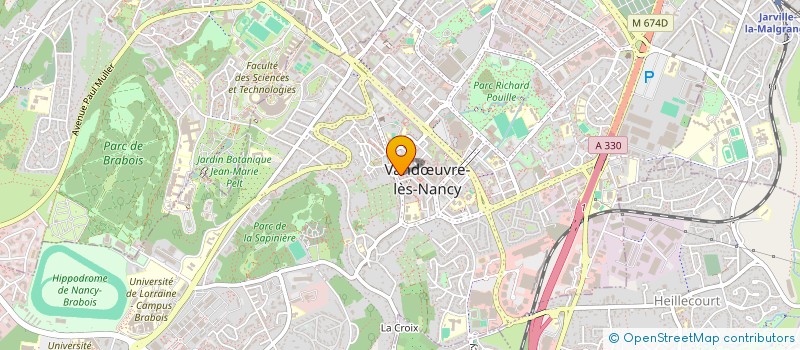 localisation de l'entreprise ALBA FORET  VANDUVRE-LES-NANCY