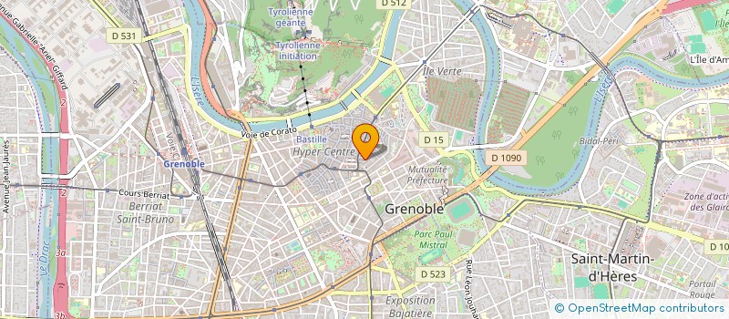 localisation de l'entreprise ALBA & GABRIELLE à GRENOBLE