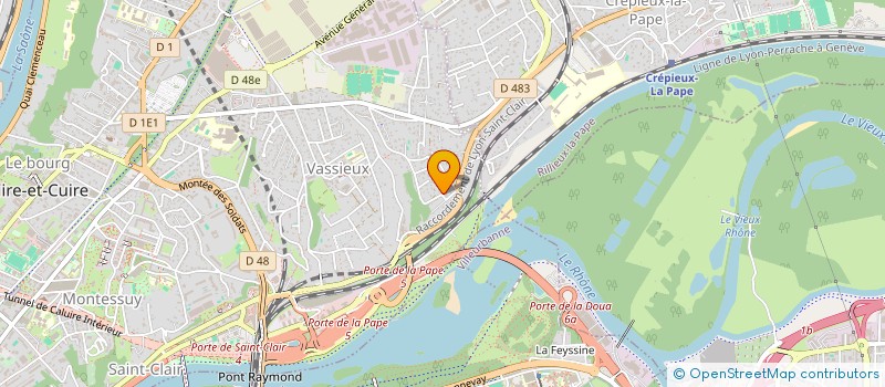 localisation de l'entreprise ALBA IMMO  CALUIRE-ET-CUIRE