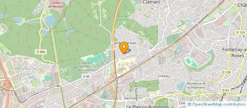 localisation de l'entreprise ALBA IMMO  CLAMART