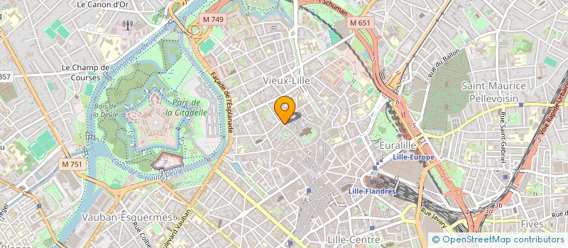 localisation de l'entreprise ALBA IMMOBILIER à LILLE
