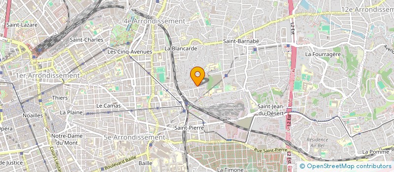 localisation de l'entreprise ALBA PLOMBERIE 13 à MARSEILLE