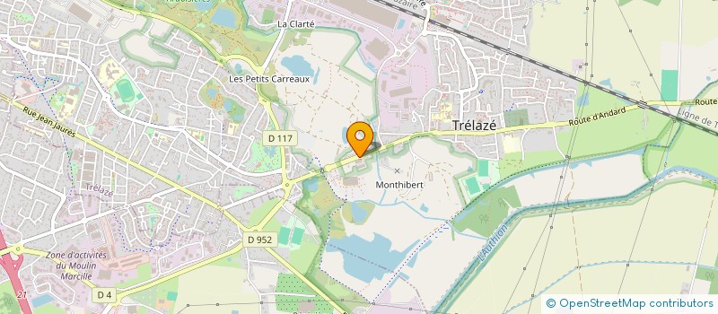 localisation de l'entreprise ALBA PROD  TRELAZE