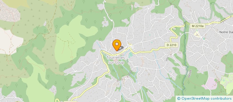 localisation de l'entreprise ALBA PROJET à TOURRETTES-SUR-LOUP