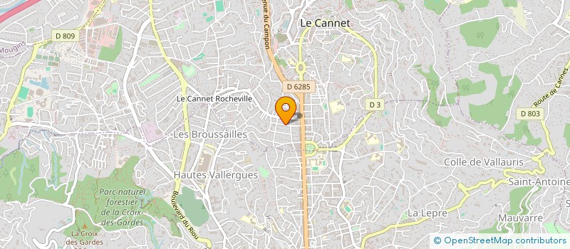 localisation de l'entreprise ALBA'S HOPE  LE CANNET