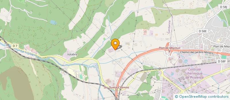 localisation de l'entreprise ALBA SECURITE à GARDANNE
