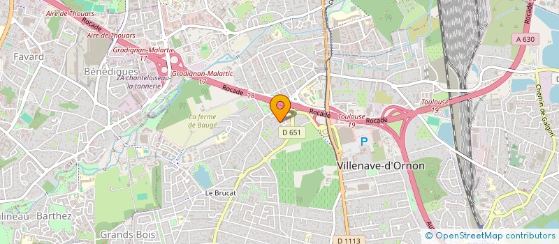 localisation de l'entreprise ALBA SECURITY  VILLENAVE-D'ORNON