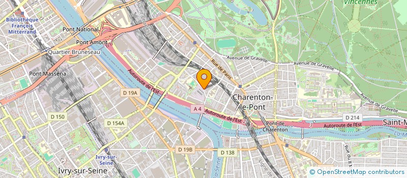 localisation de l'entreprise ALBA TECH à CHARENTON-LE-PONT