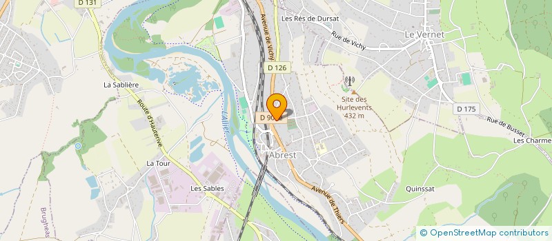 localisation de l'entreprise ALBA23  ABREST