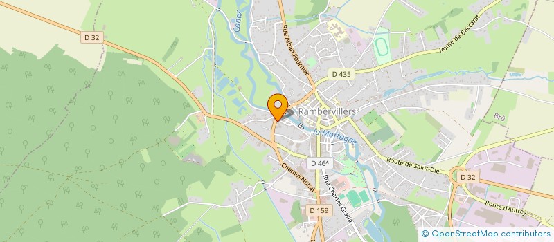 localisation de l'entreprise ALBACAM  RAMBERVILLERS