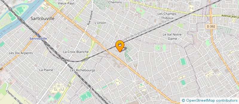 localisation de l'entreprise ALBACLIM à HOUILLES