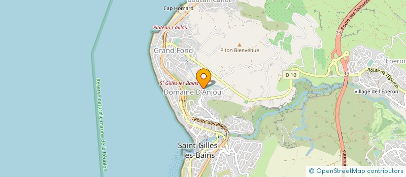 localisation de l'entreprise ALBACORE FISHING CLUB  SAINT-PAUL