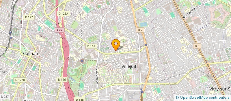 localisation de l'entreprise ALBADIA  VILLEJUIF