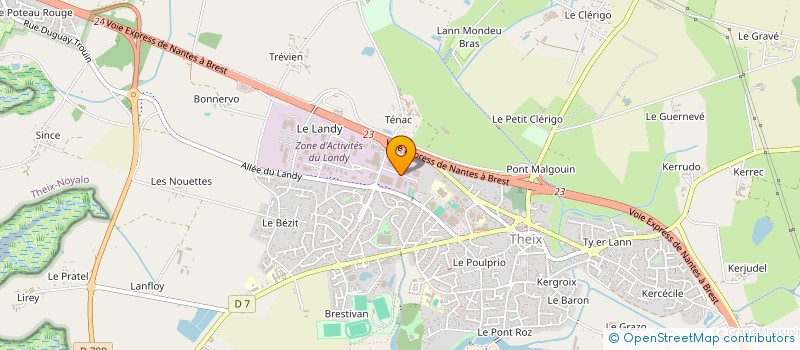 localisation de l'entreprise ALBADOR à THEIX-NOYALO