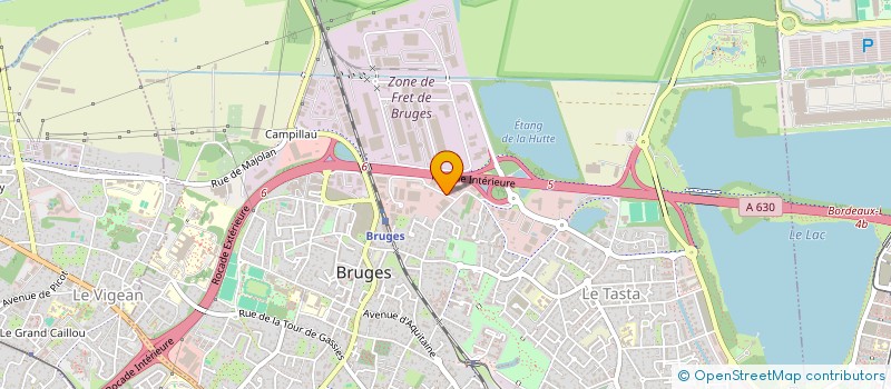 localisation de l'entreprise ALBAFIN  BRUGES