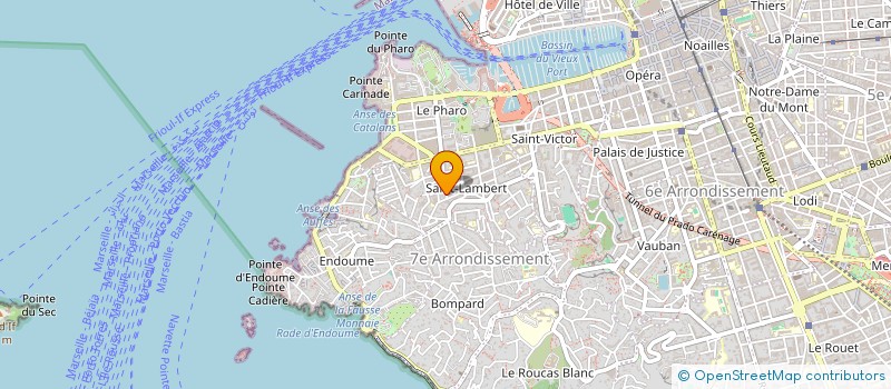 localisation de l'entreprise ALBAHR STUDIO à MARSEILLE