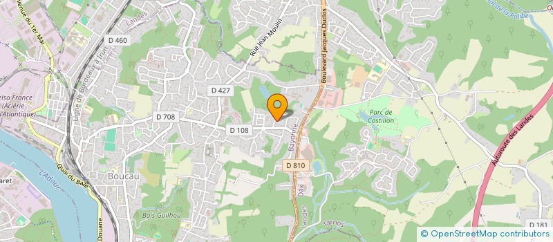 localisation de l'entreprise ALBAICIN  BOUCAU