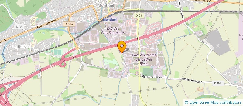 localisation de l'entreprise ALBALATE HOLDING  DAGNEUX