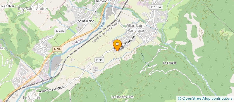 localisation de l'entreprise ALBAMAMA  VILLAR-SAINT-PANCRACE