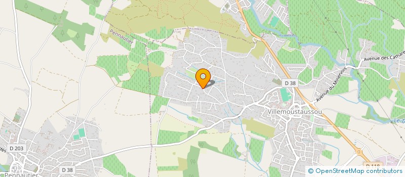 localisation de l'entreprise ALBAMAR à VILLEMOUSTAUSSOU
