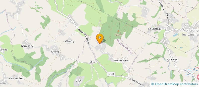 localisation de l'entreprise ALBAMUZIC ECOLE DE MUSIQUE  MARCELLAZ-ALBANAIS