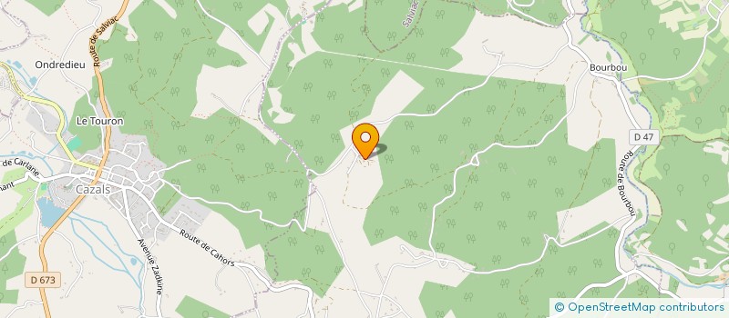 localisation de l'entreprise ALBAN 60  GINDOU