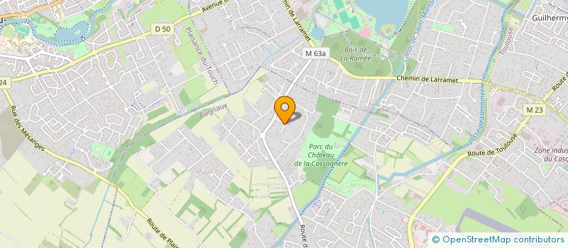 localisation de l'entreprise ALBAN  CUGNAUX