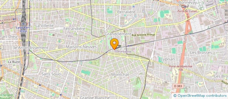 localisation de l'entreprise ALBAN  VILLEURBANNE