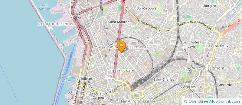localisation de l'entreprise ALBAN ET FRERES à MARSEILLE