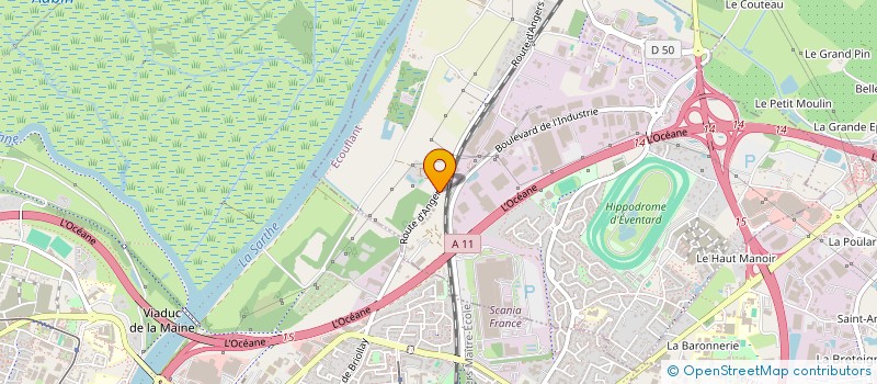 localisation de l'entreprise ALBAN & OPHELIE LE BRETON  ECOUFLANT