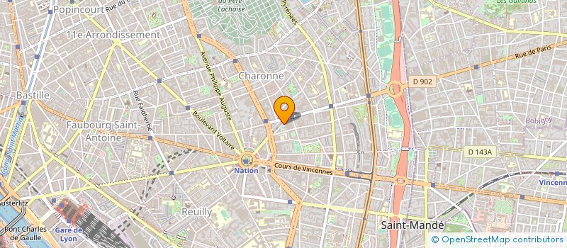 localisation de l'entreprise ALBAN VARNA  PARIS