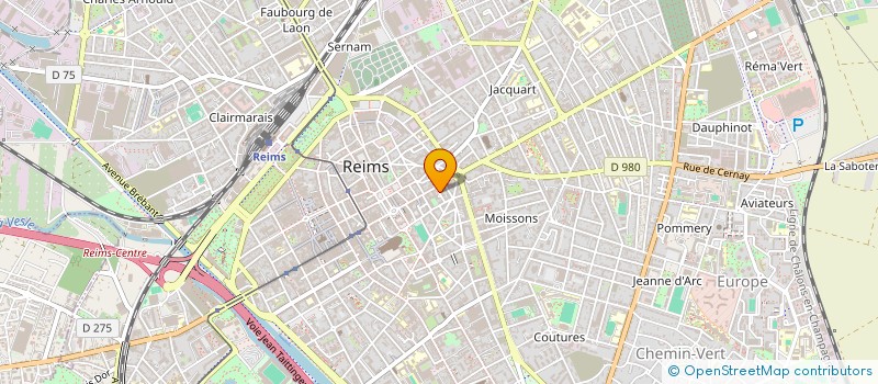 localisation de l'entreprise ALBANE  REIMS