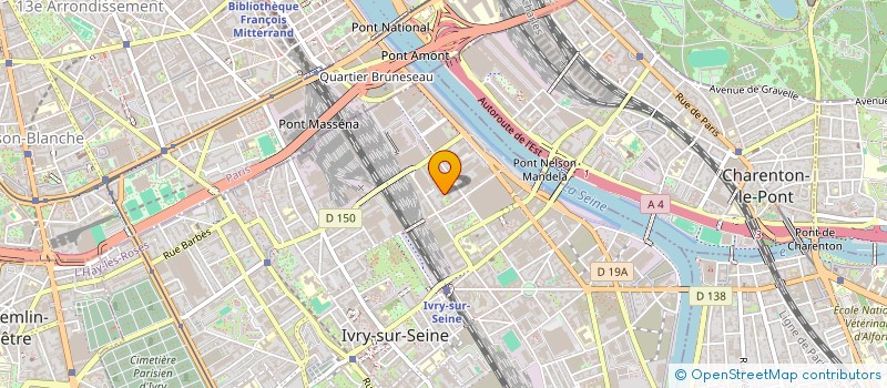 localisation de l'entreprise ALBANE HOLDING  IVRY-SUR-SEINE