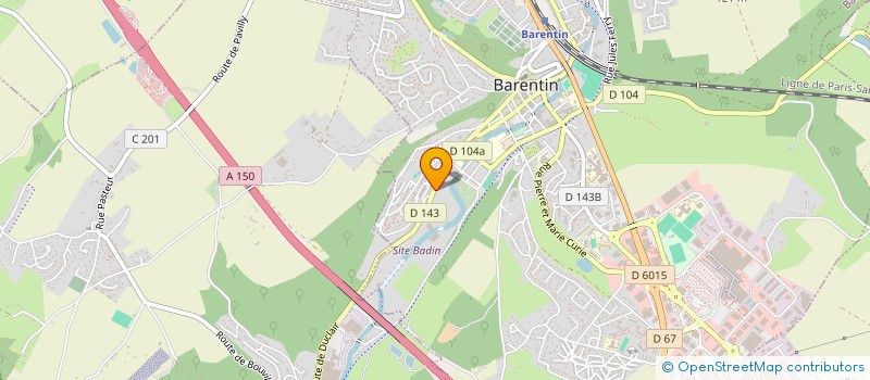 localisation de l'entreprise ALBANE HUGON CORBILLON  BARENTIN