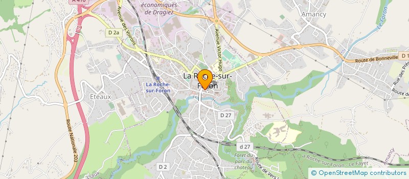 localisation de l'entreprise ALBANELLE  LA ROCHE SUR FORON