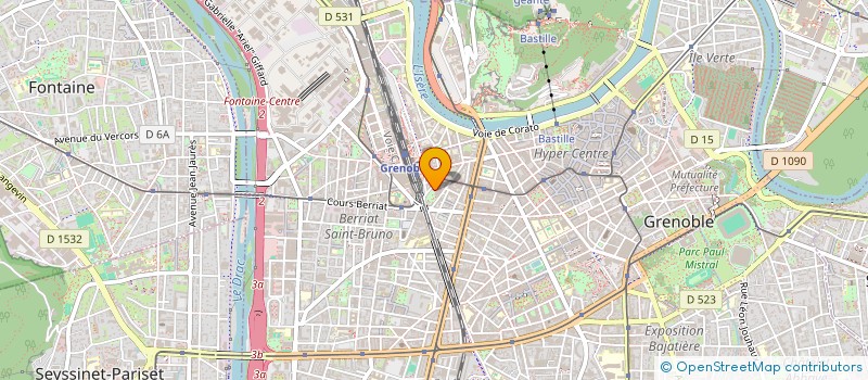 localisation de l'entreprise ALBANEXT à GRENOBLE