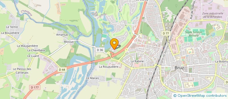 localisation de l'entreprise ALBANOPHE  BRUZ