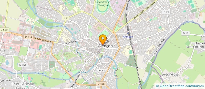 localisation de l'entreprise ALBANY DIFFUSION à ALENCON