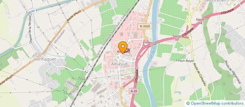 localisation de l'entreprise ALBAPRESSE à MONTAUBAN