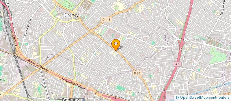 localisation de l'entreprise ALBARAK à DRANCY