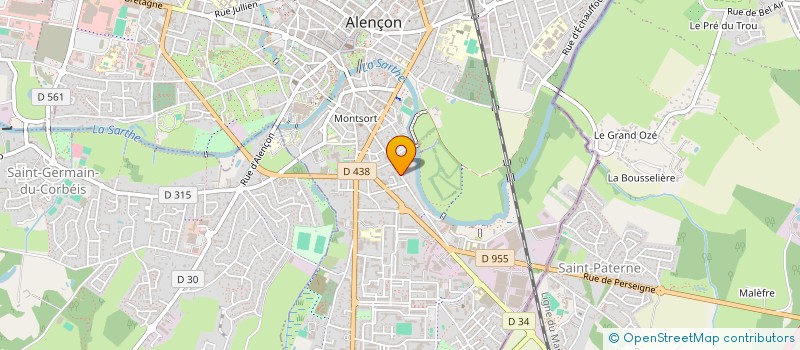 localisation de l'entreprise ALBARAKA à ALENCON