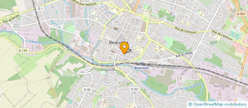 localisation de l'entreprise ALBARAU à BEAUVAIS