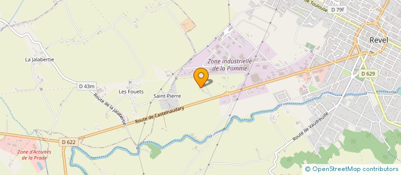 localisation de l'entreprise ALBAREDE MENAGER à REVEL