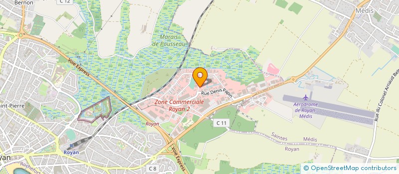 localisation de l'entreprise ALBARET BILLERIT SOCIETE PISCINE  ROYAN