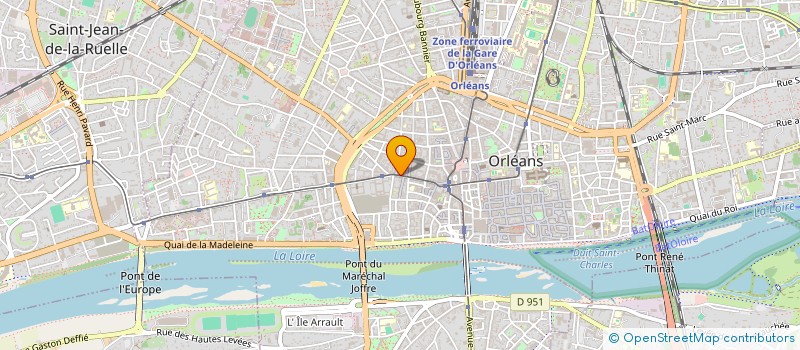 localisation de l'entreprise ALBARKAT-GEE à ORLEANS