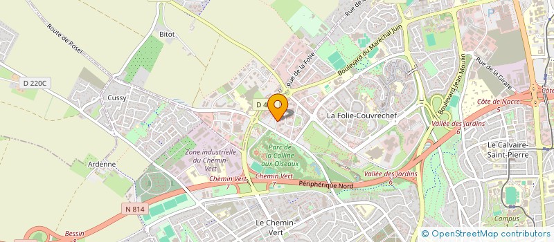 localisation de l'entreprise ALBAS à CAEN