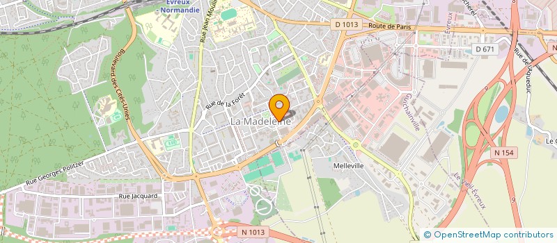 localisation de l'entreprise ALBAT à EVREUX