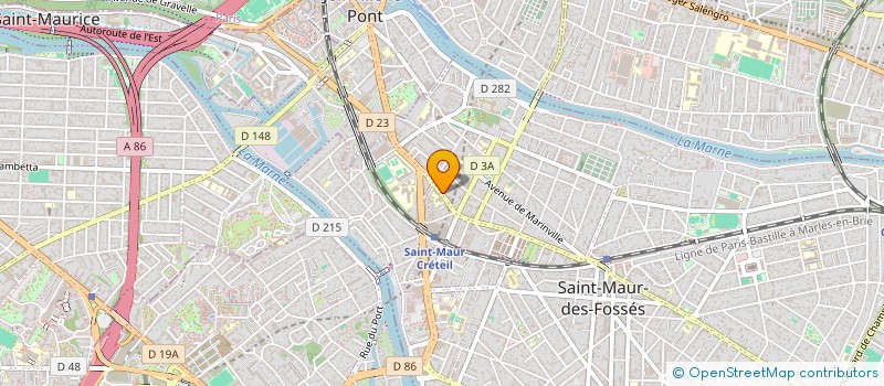 localisation de l'entreprise ALBAT à SAINT-MAUR-DES-FOSSES